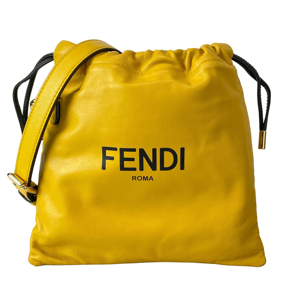 Fendi Slim Clutch Dark Yellow Black #310274F81B